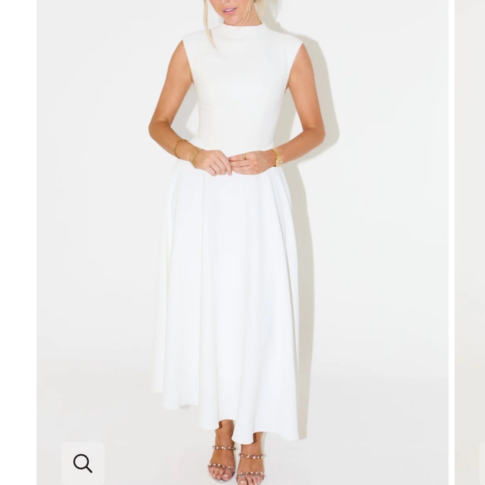 ISO: The Ultimate Muse Sleeveless High Waist Midi Dress for my elopement.